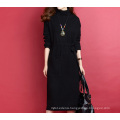 PK18ST077 tunic long women dresses sweaterfashion dress cashmere sweater